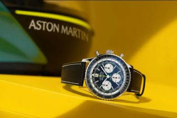 حين تلتقي الدقة بالسرعة: Breitling و Aston Martin على حلبة الفورمولا 1