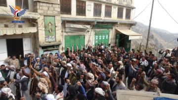 صنعاء.. مسيرات ووقفات حاشدة بعدد من المديريات تضامنا مع الشعب الإيراني