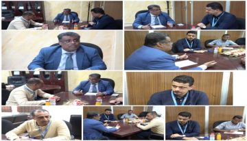 الشاذلي يناقش أداء مكاتب الأشغال والسياحة بعدن ويشدد على الانضباط وتعزيز الرقابة الشاذلي يناقش أداء مكاتب الأشغال والسياحة بعدن ويشدد على الانضباط وتعزيز الرقابة