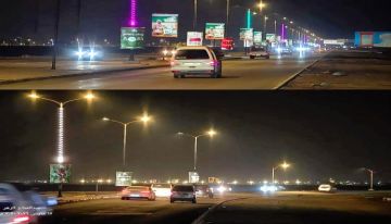 العاصمة عدن تتزين مساءا بحلة جديدة