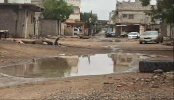 هطول امطار متوسطة على اجزاء واسعة بتبن