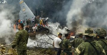 تحطم طائرة عسكرية كولومبية قرب الحدود مع الإكوادور