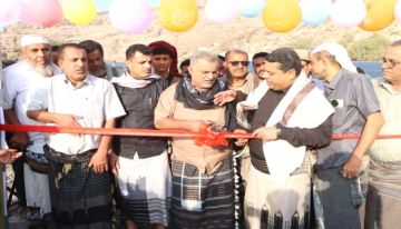 لحج .. افتتاح مشروع مياه في حبيل جبر لخدمة 10 آلاف نسمة بتمويل كويتي