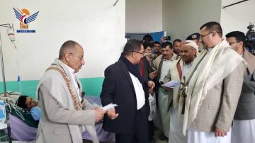 قيادة محافظة عمران تتفقد المرابطين في النقاط الأمنية والمرضى في المستشفيات