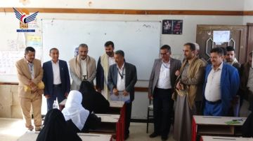 تدشين اختبارات الشهادة الأساسية في المحويت تدشين اختبارات الشهادة الأساسية في المحويت