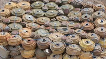 مسام ينتزع أكثر من 1300 لغم حوثي خلال أسبوع