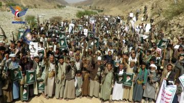 مسيرات حاشدة في محافظة مأرب بمناسبة يوم القدس العالمي