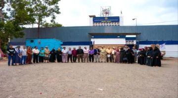 وقفة لموظفي الجمعية العمومية للانتقالي في العاصمة عدن