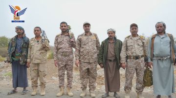 الشرعي يطلع على أحوال المرابطين بجبهة مدغل ومعسكر ماس في مأرب