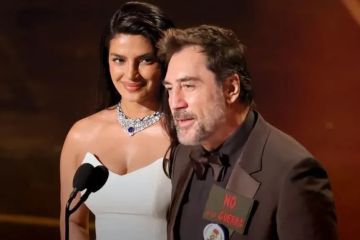 بشعار حنظلة.. خافيير بارديم يثير الجدل في حفل الأوسكار 2026 بتصريحات نارية عن غزة بشعار حنظلة.. خافيير بارديم يثير الجدل في حفل الأوسكار 2026 بتصريحات نارية عن غزة