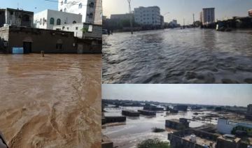 منخفض جوي شديد يضرب اليمن.. الأرصاد يرفع درجة الإنذار ويحذر من سيول جارفة وصواعق رعدية منخفض جوي شديد يضرب اليمن.. الأرصاد يرفع درجة الإنذار ويحذر من سيول جارفة وصواعق رعدية