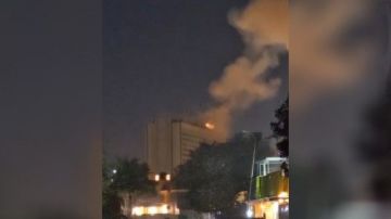 سقوط مقذوف على فندق بالعاصمة بغداد