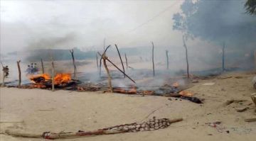 حريق يلتهم خيمة عرس نسائي في أحور حريق يلتهم خيمة عرس نسائي في أحور