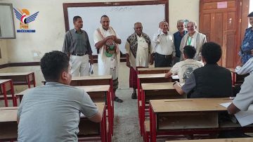 تدشين اختبارات الشهادة الثانوية العامة بمحافظة الحديدة