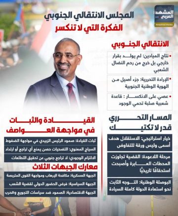 المجلس الانتقالي الجنوبي.. الفكرة التي لا تنكسر (إنفوجراف)