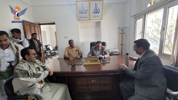 الصوفي يطلع على مستوى الانضباط بجامعة حجة وهيئة الجمهوري وعدد من المكاتب