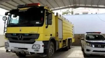 حرائق هائلة تلتهم عيادة في عدن وثلاثة منازل في حضرموت