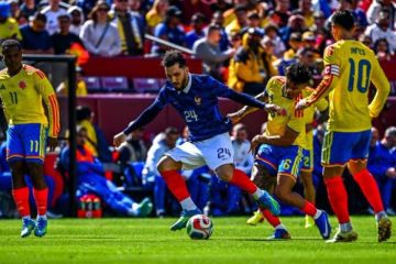 فرنسا تضرب كولومبيا بثلاثية وديا