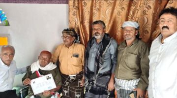 المجلس الانتقالي يكرم المناضل الأكتوبري سعيد علي الرهوي