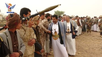 تفقد أحوال المرابطين في جبهة مريس بالضالع