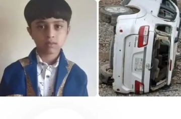 مصرع طفل وإصابة أفراد أسرته إثر انقلاب سيارة كان يقودها بنفسه في ذي السفال في إب