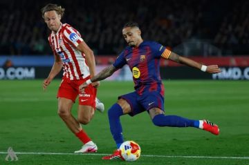 أتلتيكو مدريد يقصي برشلونة بمجموع المباراتين ويبلغ نهائي كأس الملك أتلتيكو مدريد يقصي برشلونة بمجموع المباراتين ويبلغ نهائي كأس الملك