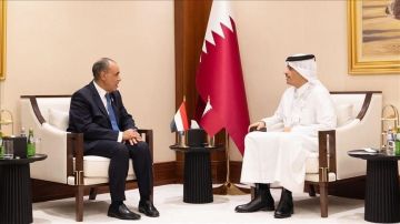 رئيس وزراء قطر ووزير خارجية مصر يبحثان سبل وقف التصعيد بالمنطقة رئيس وزراء قطر ووزير خارجية مصر يبحثان سبل وقف التصعيد بالمنطقة