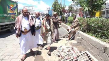 تفقد الأعمال الجارية للحد من أضرار السيول في مديرية صنعاء الجديدة