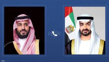 اتصال بين محمد بن زايد ومحمد بن سلمان يؤكد ضرورة وقف التصعيد وحماية استقرار المنطقة اتصال بين محمد بن زايد ومحمد بن سلمان يؤكد ضرورة وقف التصعيد وحماية استقرار المنطقة