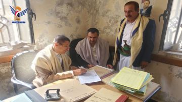 رئيس نيابة استئناف حجة يتفقد الانضباط عقب إجازة عيد الفطر المبارك