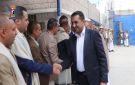وزير الاتصالات يتفقد الانضباط الوظيفي في فرع مؤسسة الاتصالات بذمار