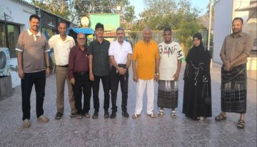 مدير مكتب الشباب والرياضة بعدن يشيد بجهود إدارة نادي الشعلة ويوجه بتسيير الأعمال