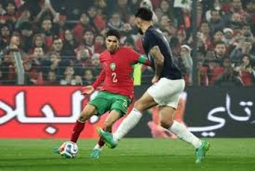 حكيمي يتألق في فوز المغرب 2-1 على باراجواي