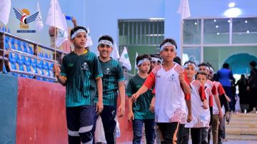 تدشين بطولة كرة القدم للفرق الرياضية المتأهلة على مستوى الأحياء بمديريات أمانة العاصمة