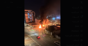 حرائق وأضرار واسعة في مستوطنة نهاريا بعد هجوم بصواريخ ومسيرات من جنوبي لبنان