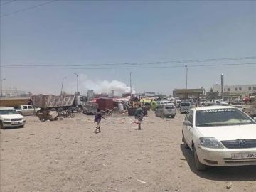 نصف ساعة من الجحيم! سوق الفيوش بلحج يتحول إلى ساحة حرب بسبب انفجار الطماش !