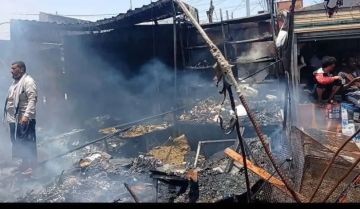 كارثة في لحج! سوق الفيوش يتحول إلى جحيم.. والمفاجأة في السبب! كارثة في لحج! سوق الفيوش يتحول إلى جحيم.. والمفاجأة في السبب!