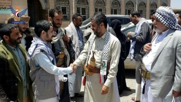 استقبال الأسير المحرر حسين أحمد الحضراني في ذمار 