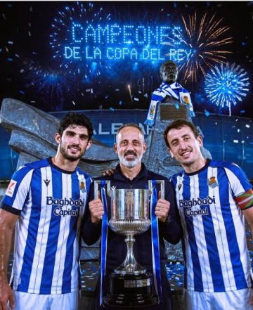 ريال سوسيداد يتوج بلقب كأس إسبانيا