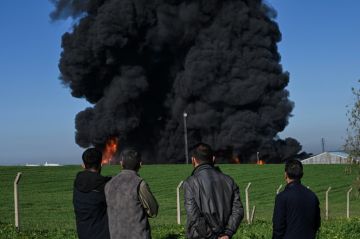 حريق في مستودع شركة بريطانية في كردستان العراق جراء هجوم بمسيرات