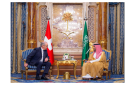 ولي العهد السعودي يستعرض أوجه التعاون مع رئيس الاتحاد السويسري