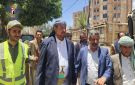 أمين العاصمة يتفقد أعمال ترميم الشوارع وتنظيف قنوات تصريف المياه