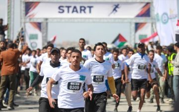 ماراثون فلسطين الدولي ينطلق مجدداً في الضفة وغزة بعد توقف لعامين بسبب "الإبادة الإسرائيلية"