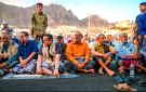 هرهرة والحالمي يؤديان صلاة عيد الأضحى في المعلا