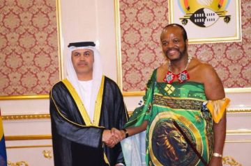 سفير الإمارات يقدم أوراق اعتماده سفيرا لدى مملكة إسواتيني سفير الإمارات يقدم أوراق اعتماده سفيرا لدى مملكة إسواتيني