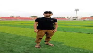 رئيس نادي شباب المسيمير يهنئ نافع العرابي بتعيينه مديراً عاماً لمكتب الشباب والرياضة بلحج
