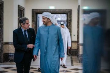 بن زايد يستقبل غروسي بأبو ظبي بن زايد يستقبل غروسي بأبو ظبي