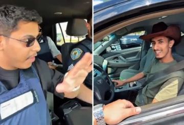 موقف شهم لصانع محتوى سعودي عقب إيقاف سائق يمني في أمريكا (فيديو)