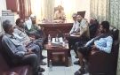 لجنة استلام وتسليم تباشر اعمالها بفرع هيئة الاستثمار بلحج