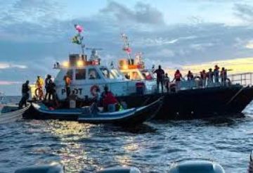 انتشال 27 جثة بعد غرق عبارة قبالة سواحل جيانا انتشال 27 جثة بعد غرق عبارة قبالة سواحل جيانا